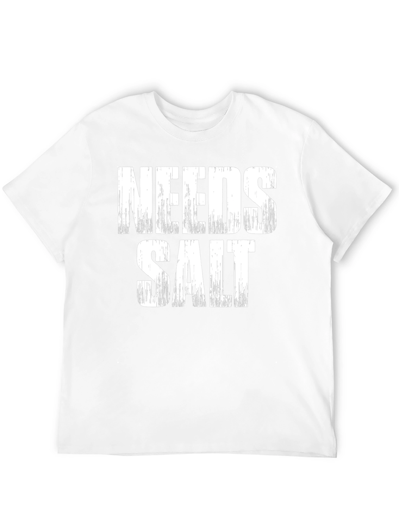Black Needs Salt Graphic Tee - Funny Foodie T-Shirt view 12