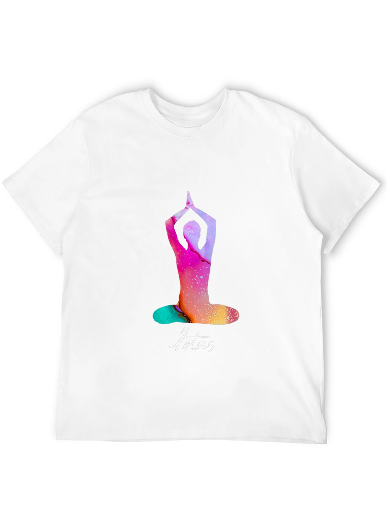 Lotus Pose Graphic Tee - Yoga Meditation Shirt - 12