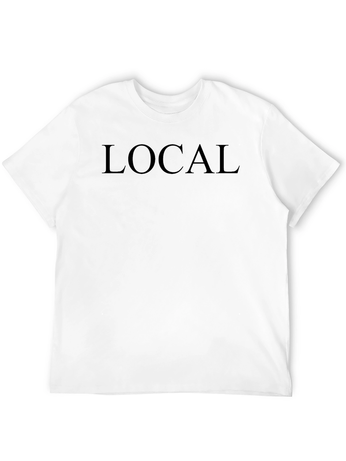 Black Men's Black "LOCAL" Graphic Tee - Casual Comfort view 12