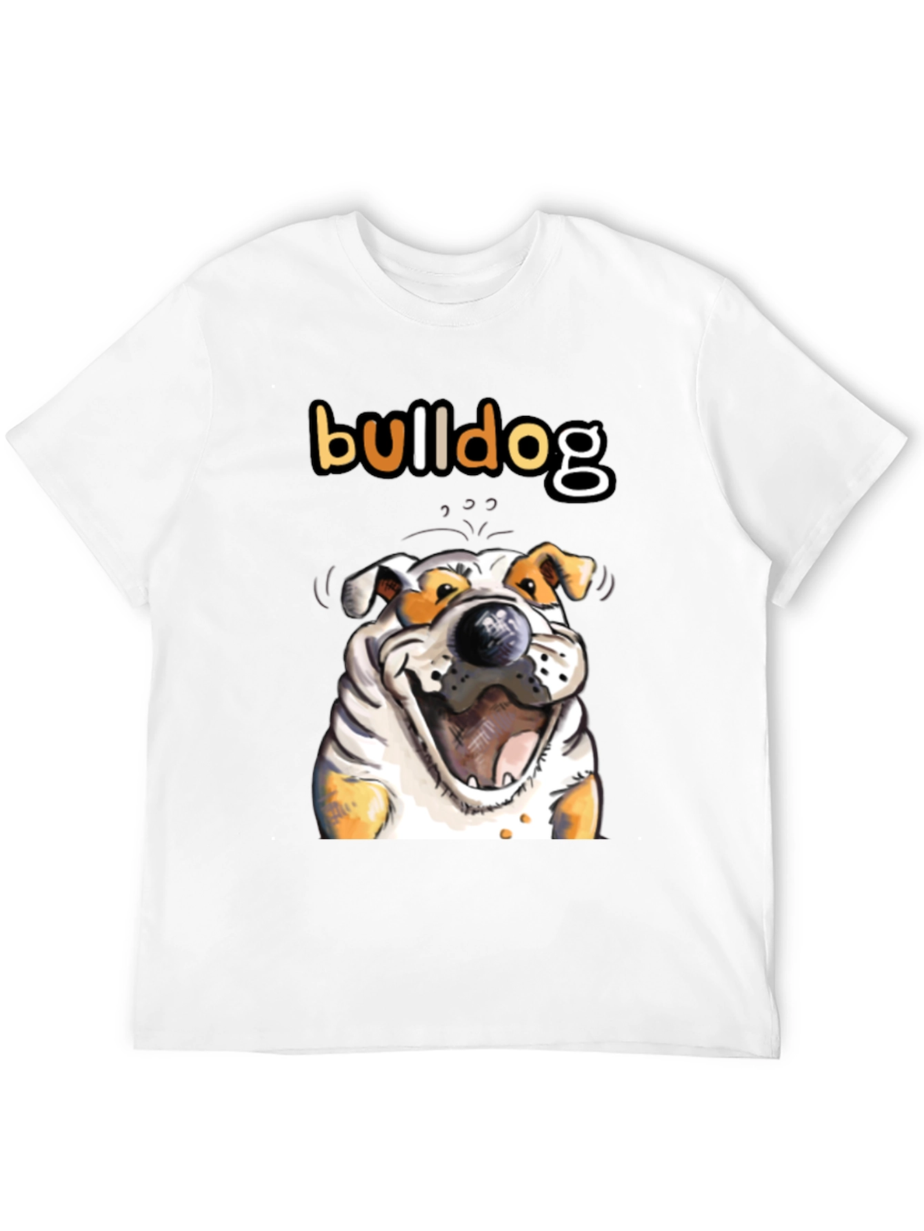 Black Bulldog Graphic Tee - Unisex Cotton T-Shirt view 12