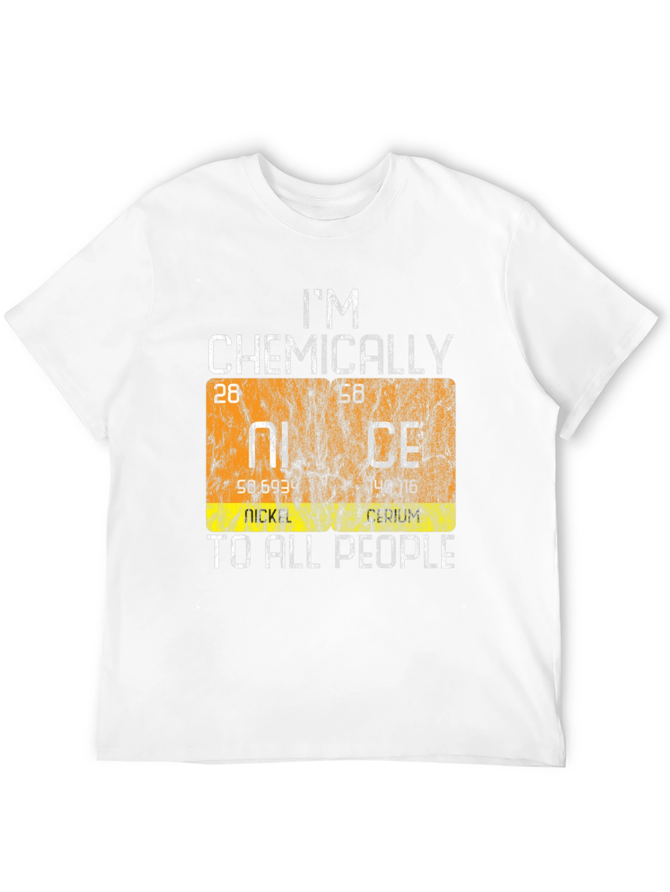 Black Chemically Nice T-Shirt - Science Pun Tee view 12