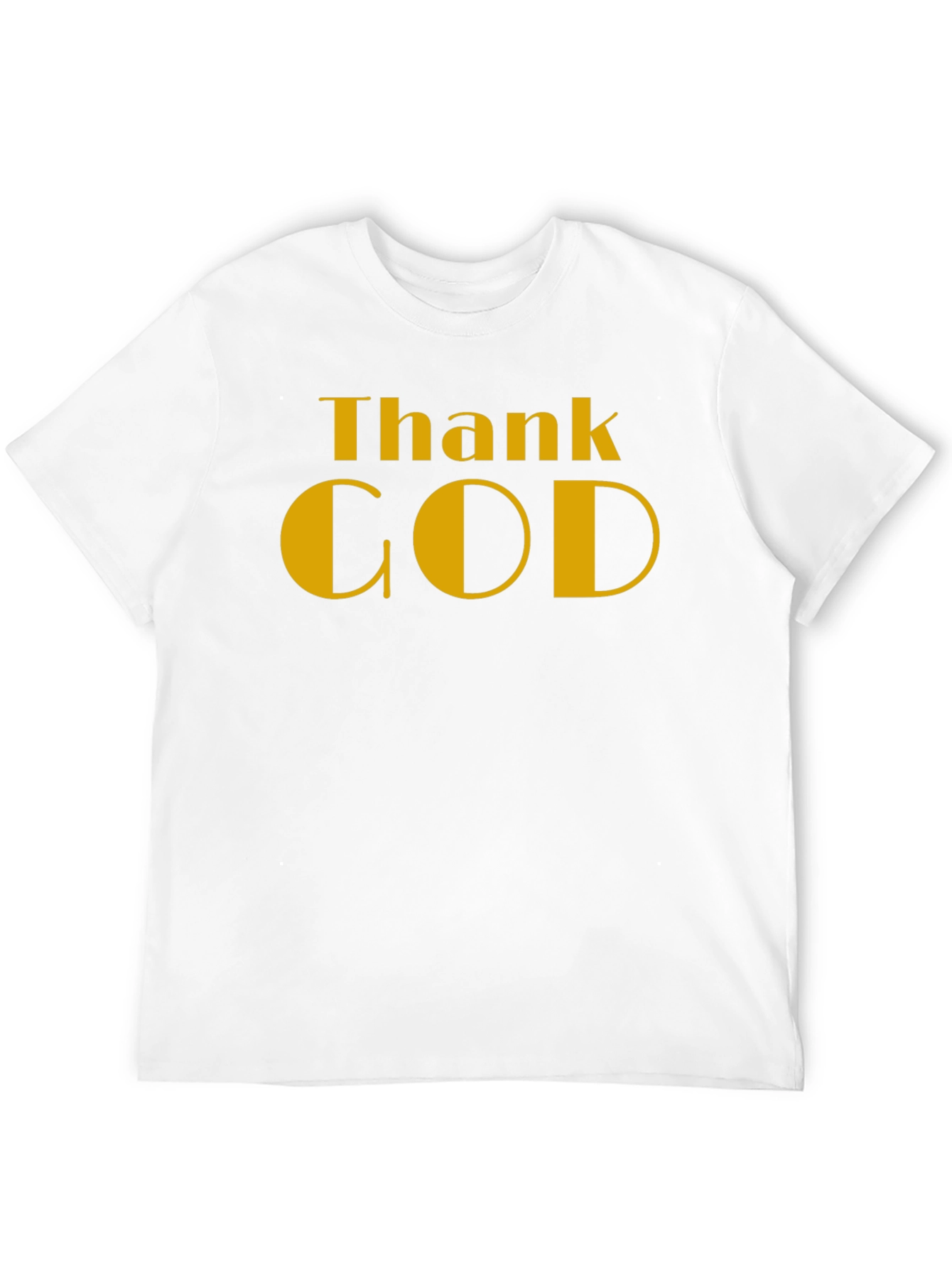 Black Thank God Black T-Shirt view 12