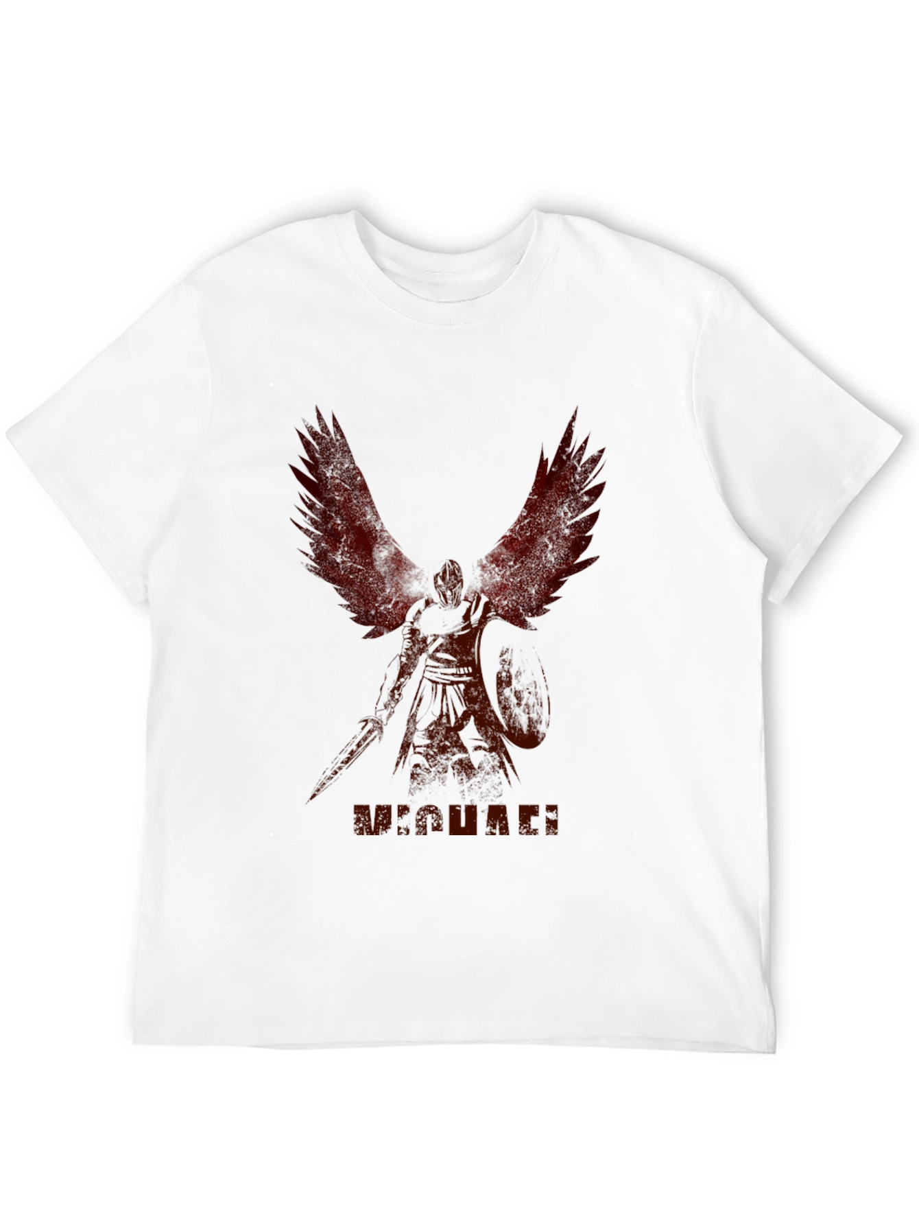 Black Michael Wings Graphic T-Shirt - Stylish Crew Neck Tee view 12