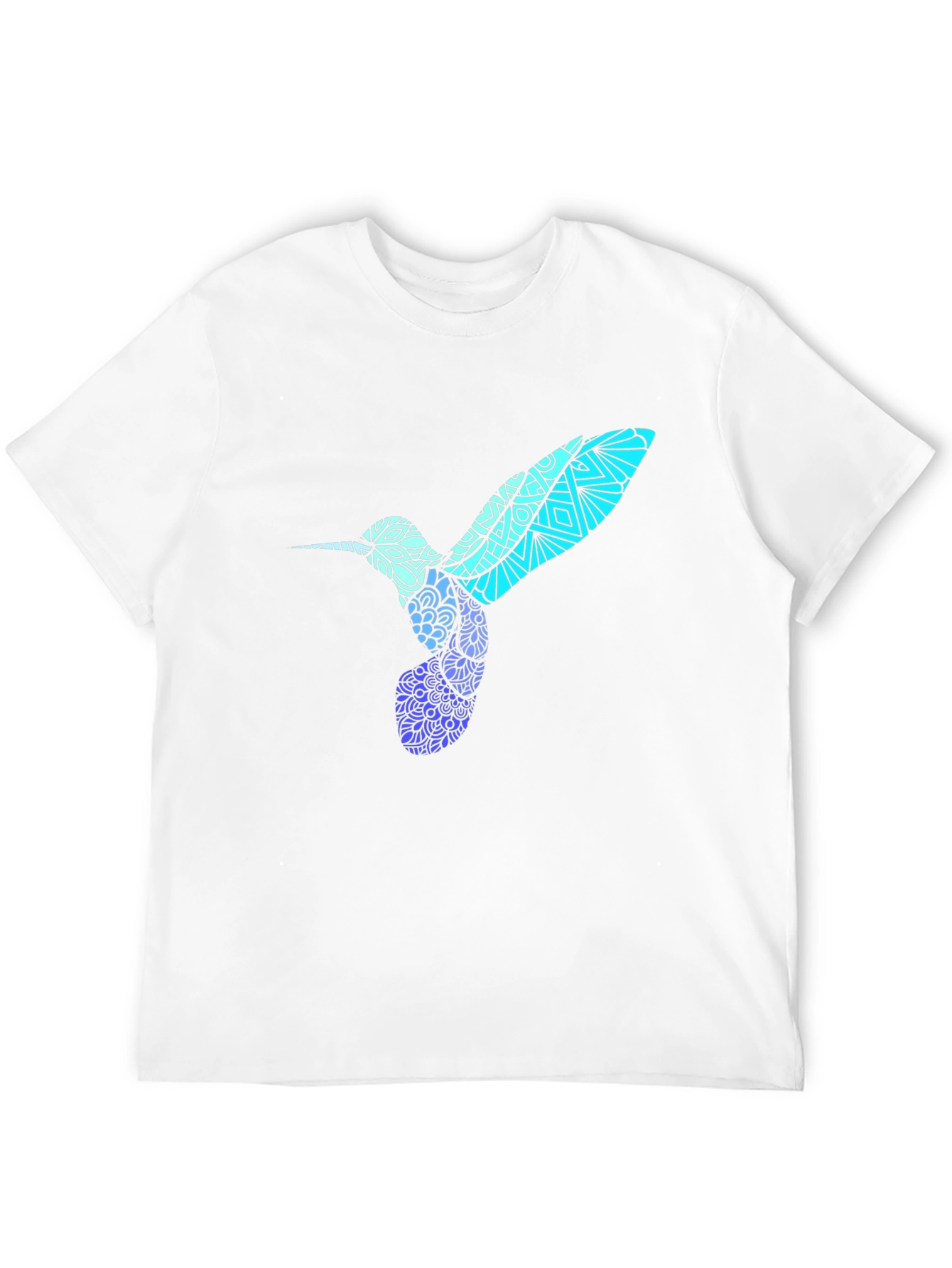 Black Hummingbird Graphic Tee - Stylish Men's Black T-Shirt view 12