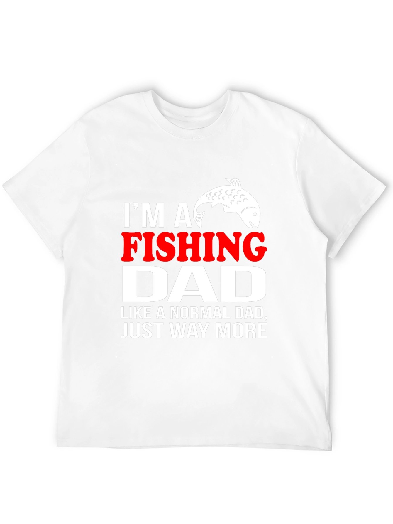 Black Fishing Dad T-Shirt - Novelty Graphic Tee view 12