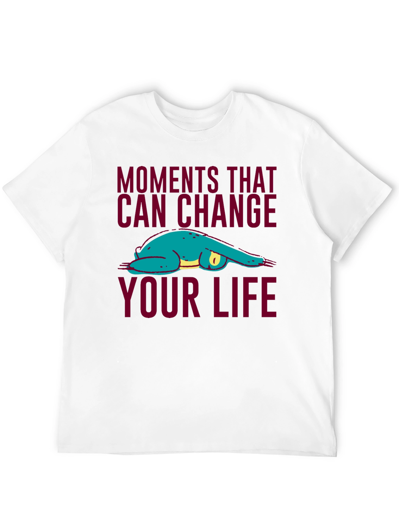 Black Moments That Can Change Your Life Sloth T-Shirt view 12