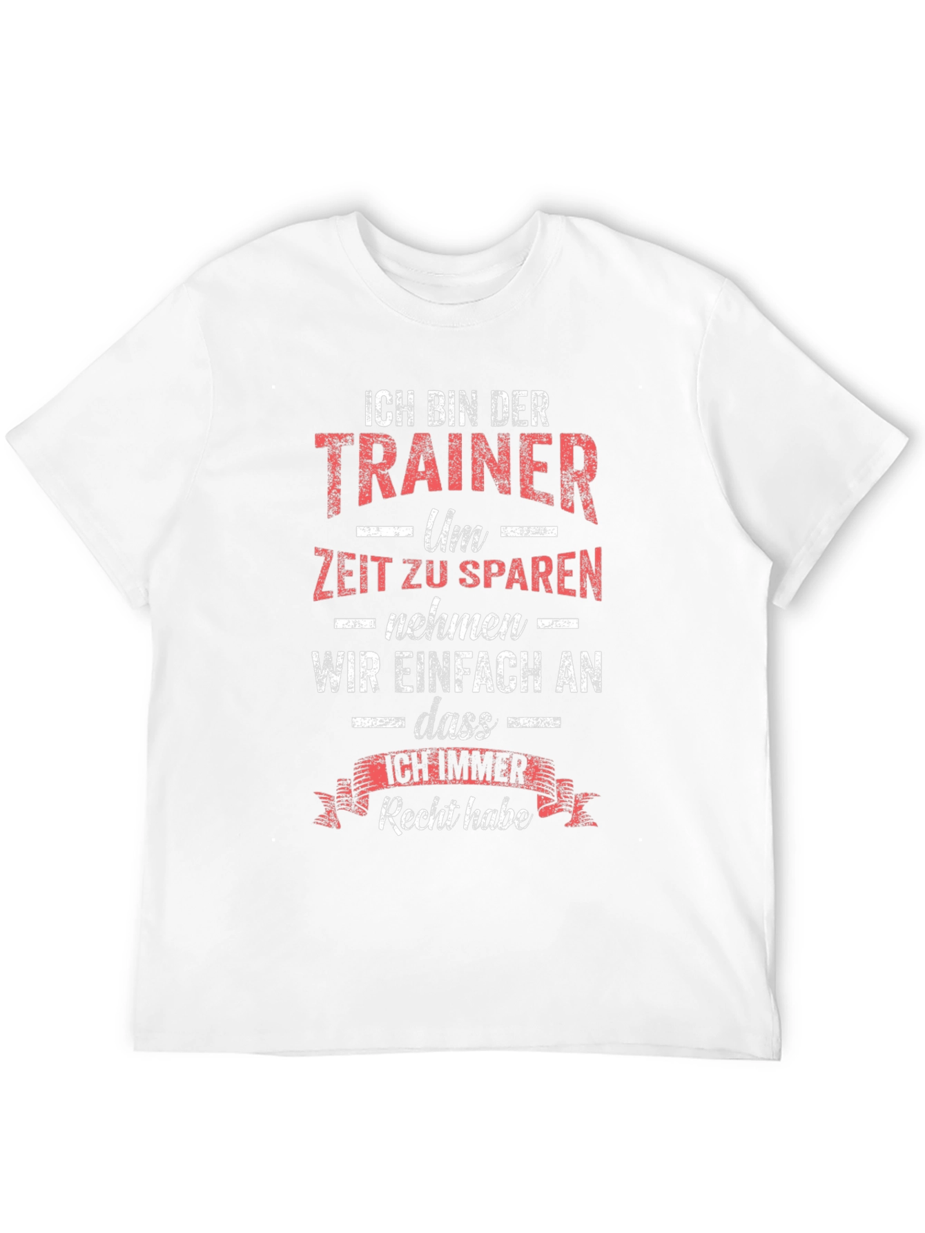 Black Ich Bin Der Trainer T-Shirt view 12