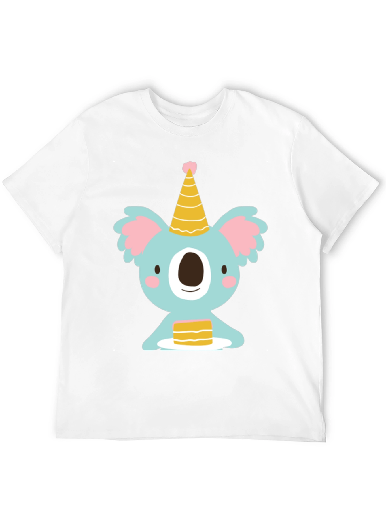 Black Koala Birthday Party T-Shirt - Cute Cartoon Tee view 12