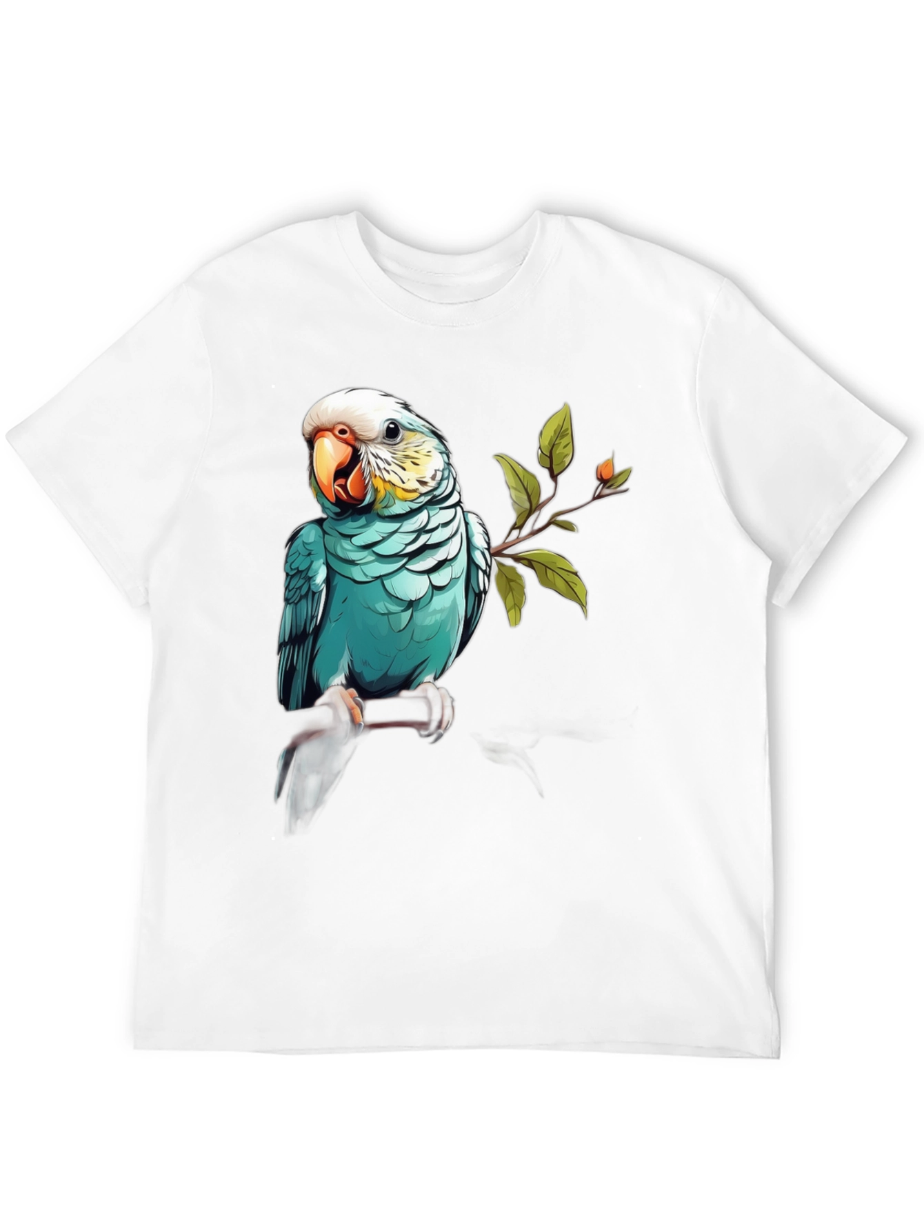 Black Parrot Graphic Black T-Shirt view 12