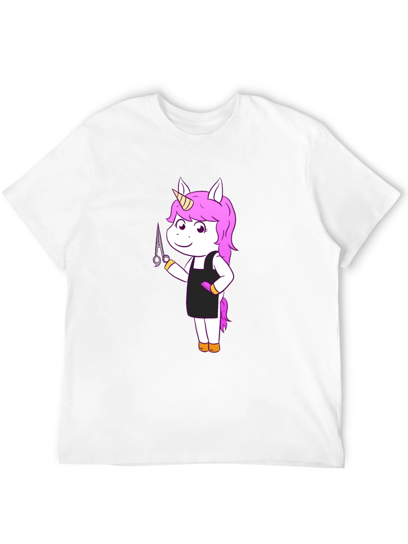 Black Unicorn Barber Graphic T-Shirt view 12