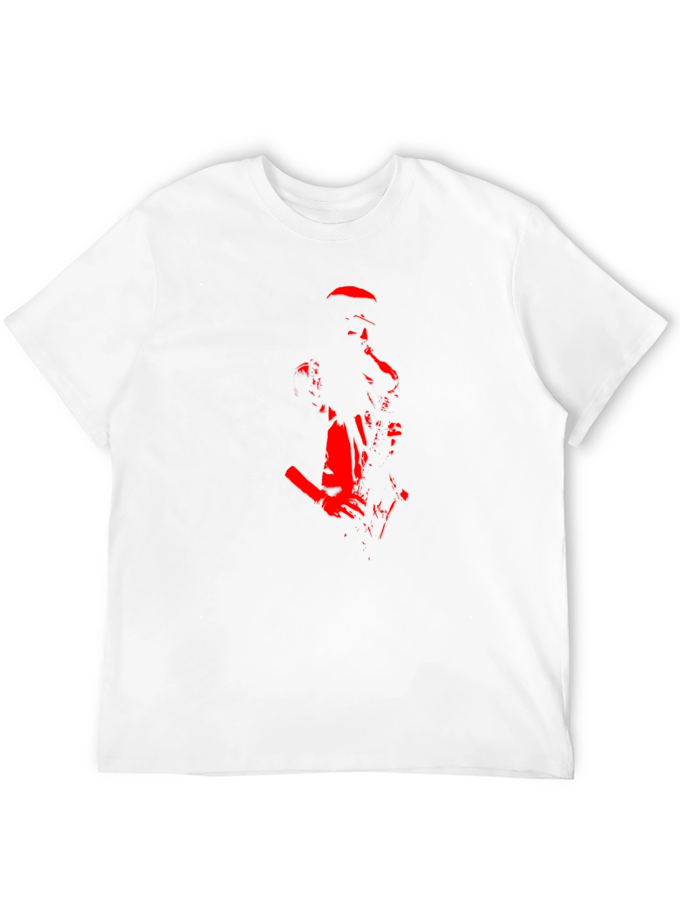 Black Saxophone Player Graphic T-Shirt view 12