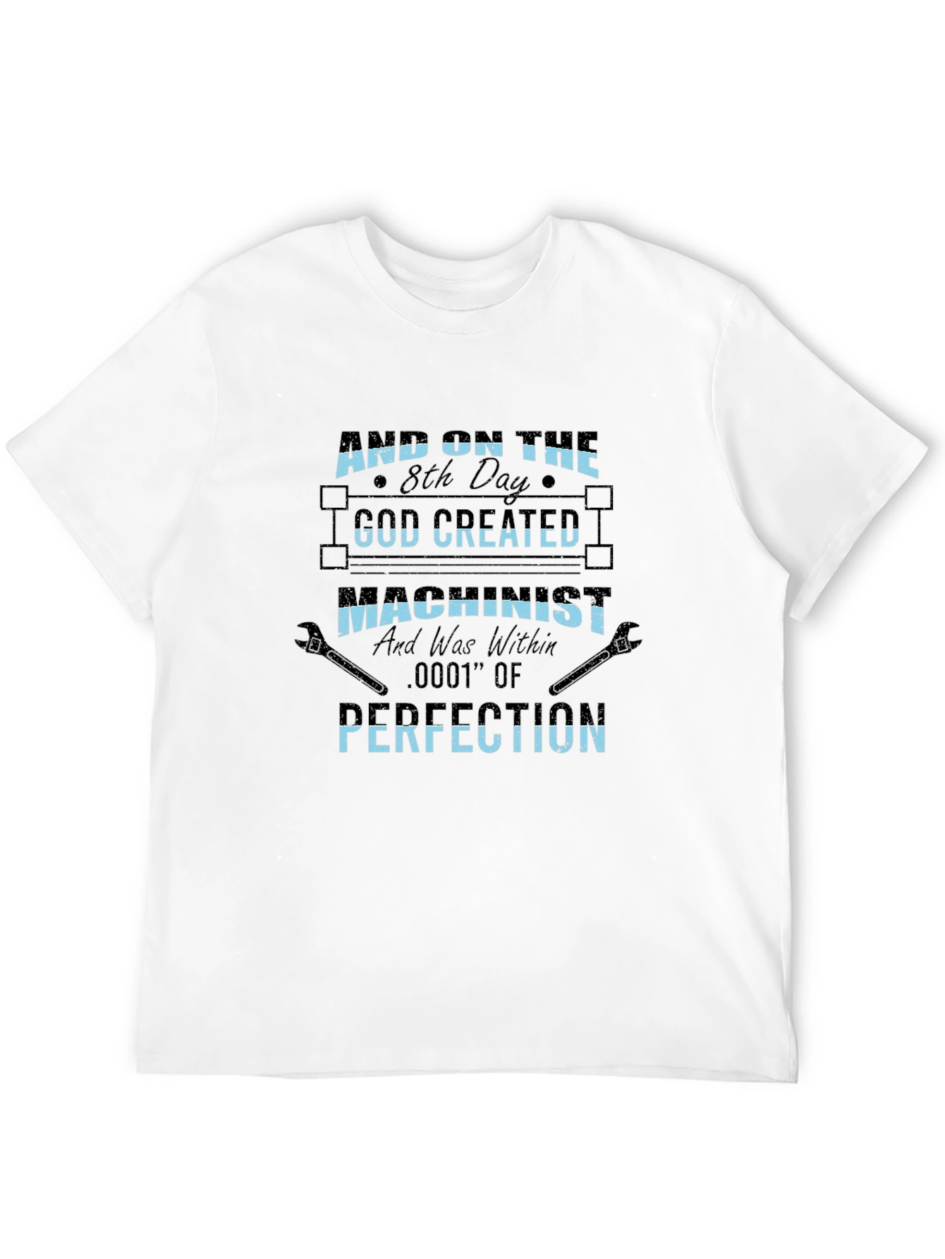 Black Machinist T-Shirt - "8th Day of Perfection" Graphic Tee view 12