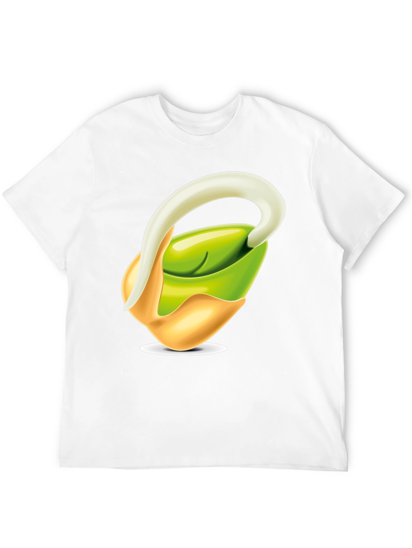 Black Sprout Graphic T-Shirt - Black Cotton Blend view 12