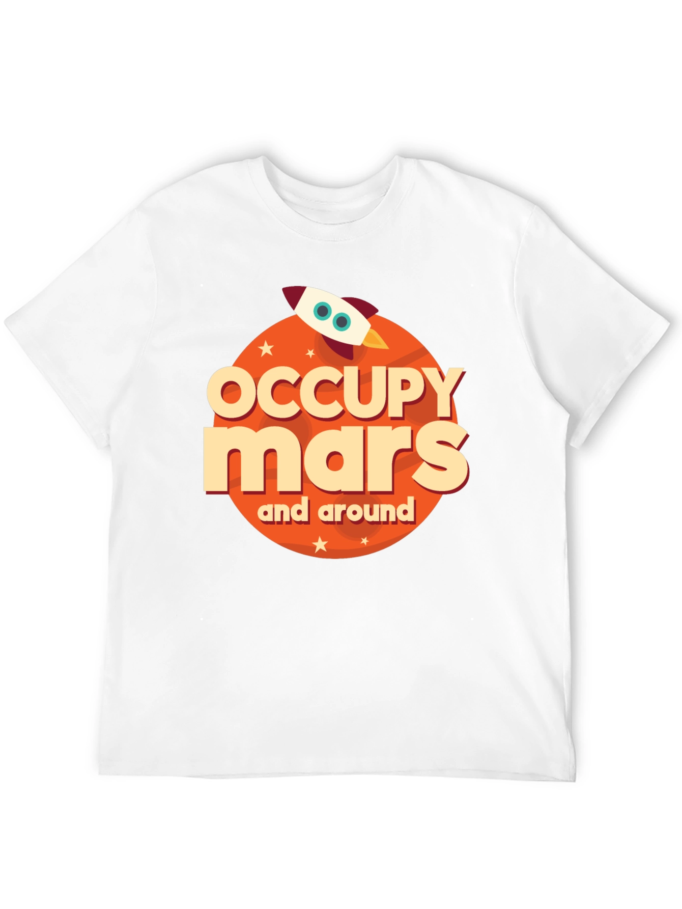 Black Occupy Mars Graphic Tee view 12