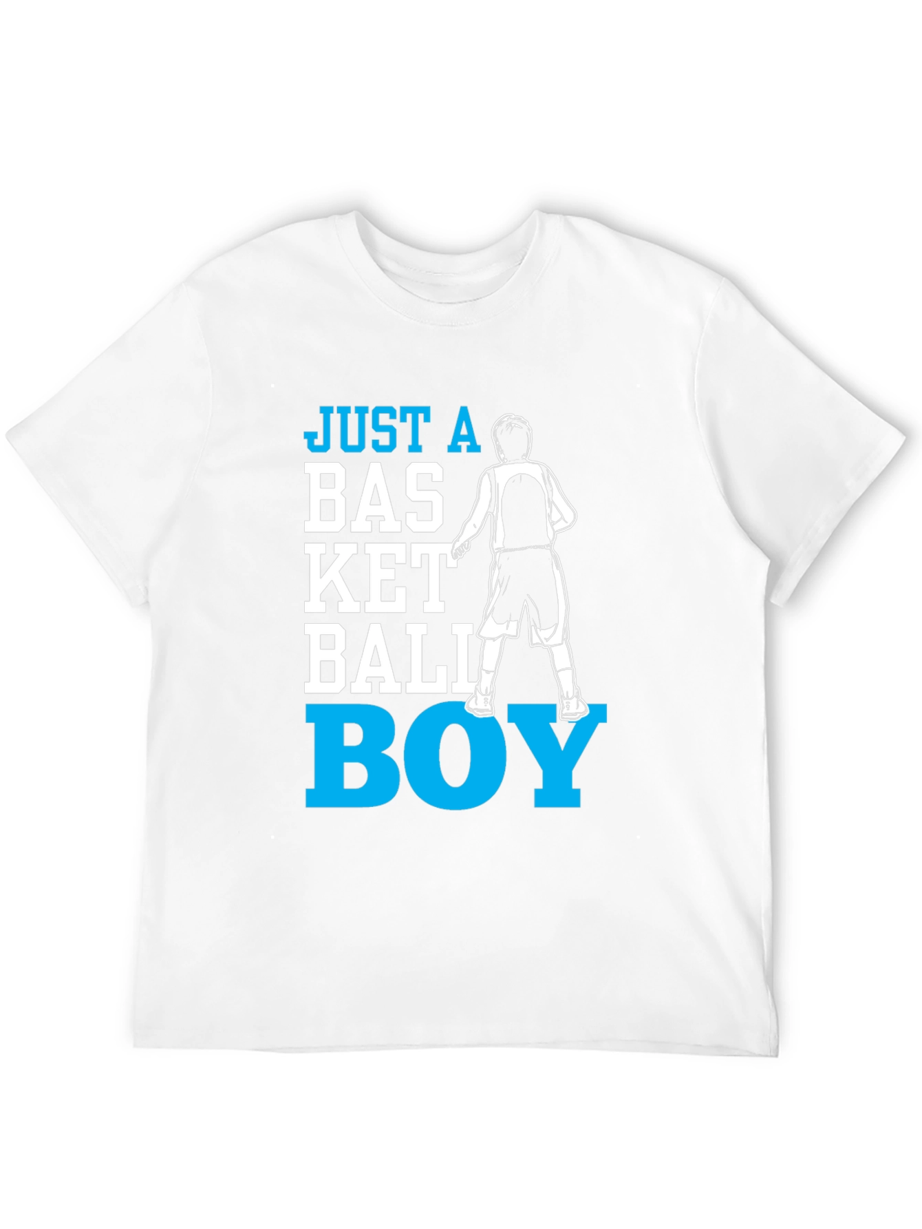 Black Basketball Boy T-Shirt - Fun Graphic Tee view 12