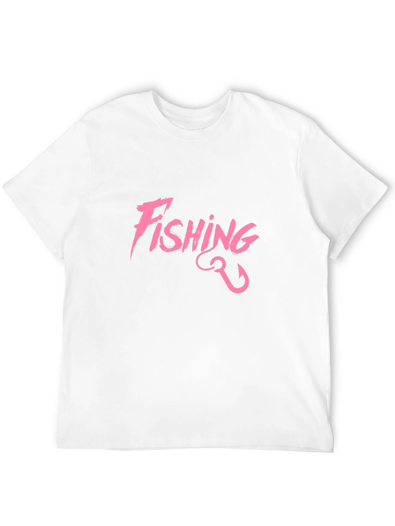 Black Fishing T-Shirt - Pink Graphic Print view 12