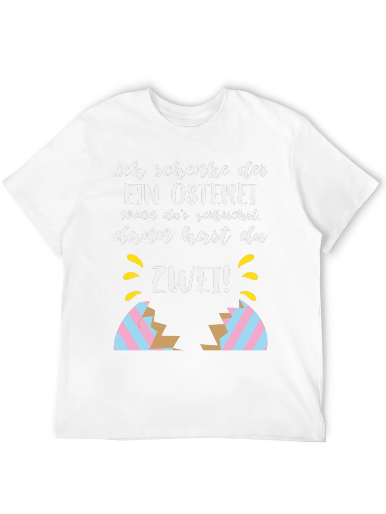 Black Funny Easter Egg Cracked Shirt: Ich Schenke Dir view 12