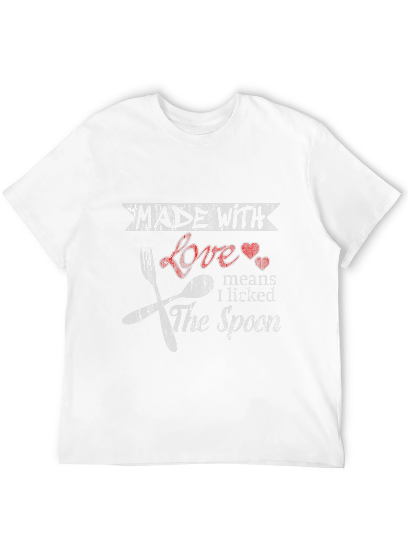 Black Made with Love T-Shirt view 12