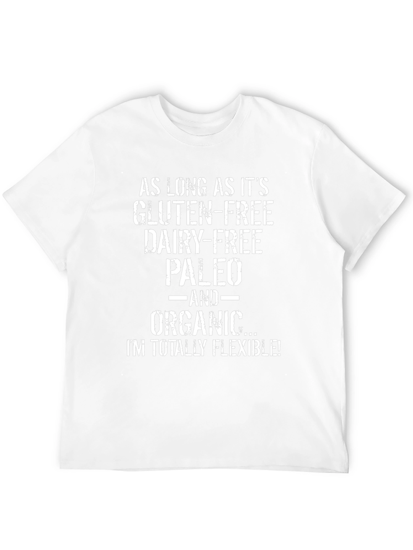 Funny Diet T-Shirt Gluten Dairy Free Paleo Organic - 12