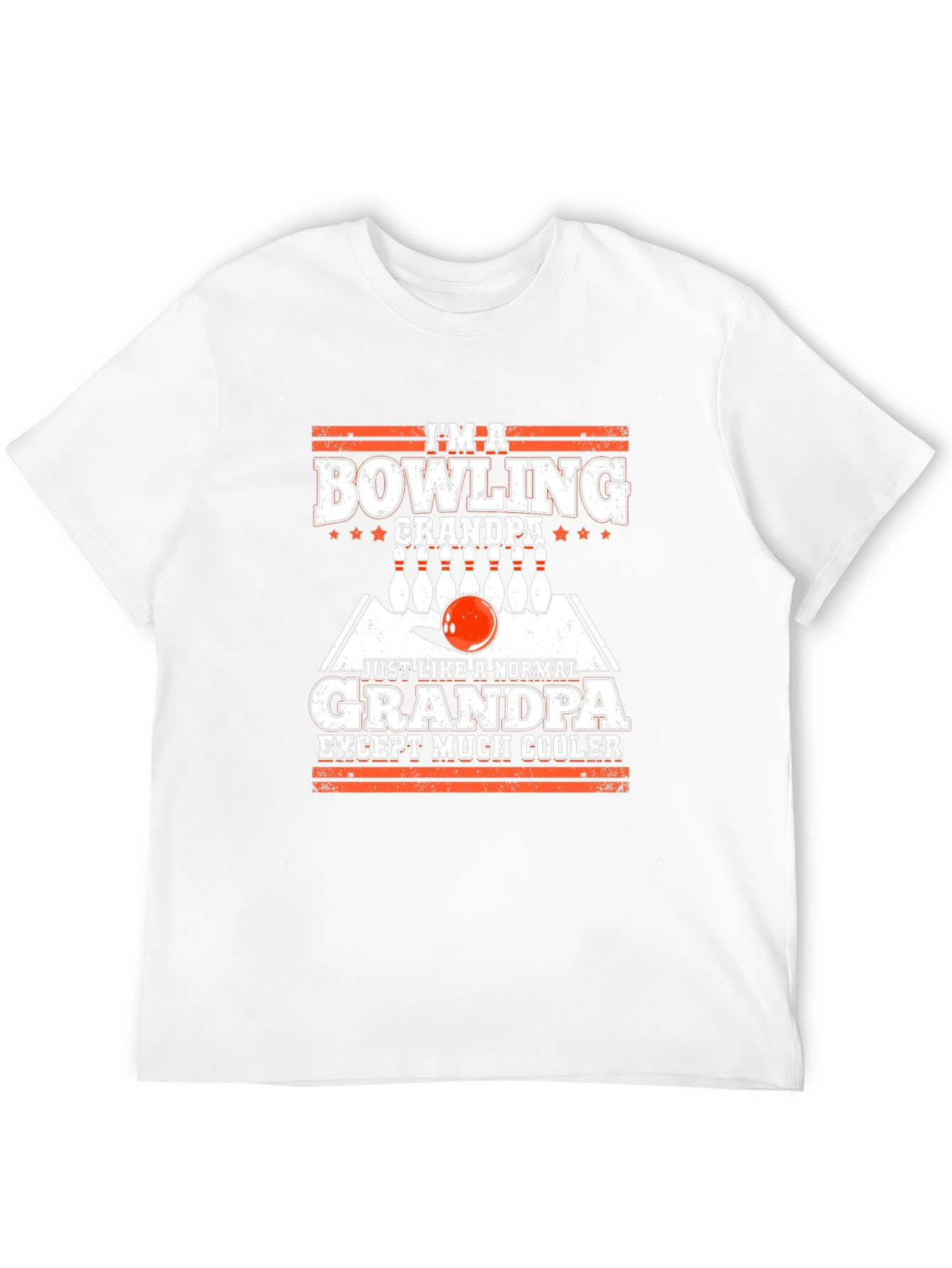 Bowling Grandpa T-Shirt - Cool Grandfather Gift - 12