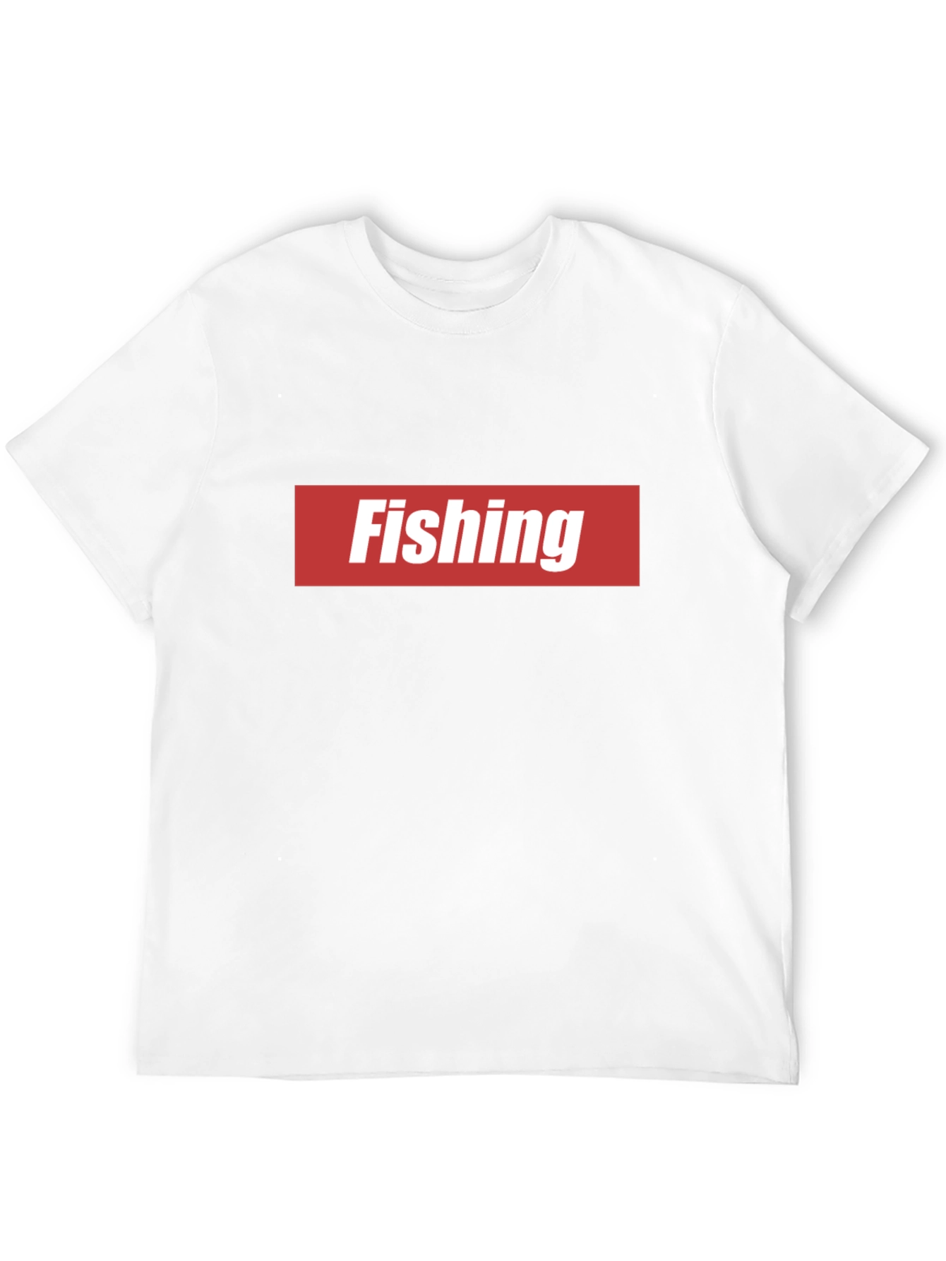 Black Fishing Graphic Tee - Red & White Logo view 12