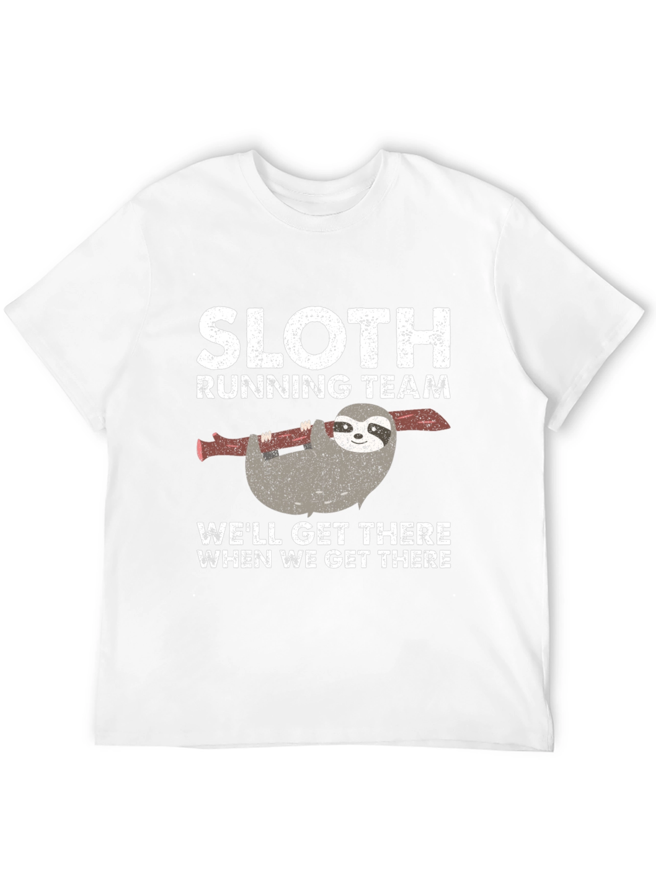 Black Sloth Running Team Graphic Tee view 12