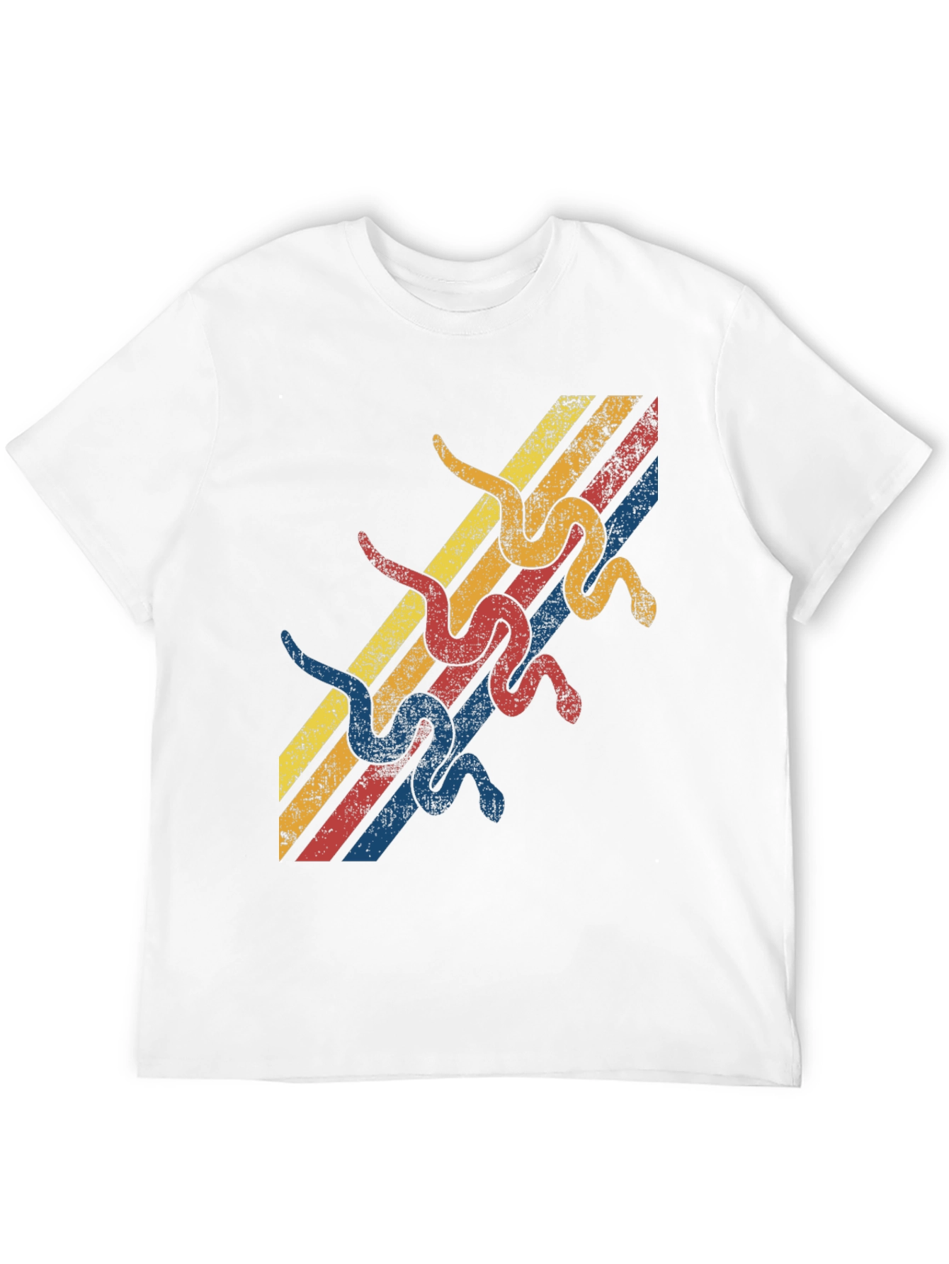 Black Retro Snake T-Shirt view 12