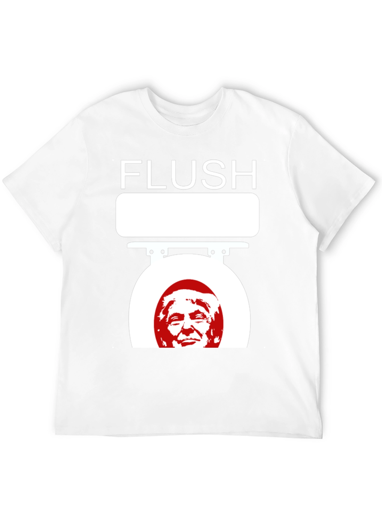 Black Flush Trump Novelty Graphic T-Shirt view 12