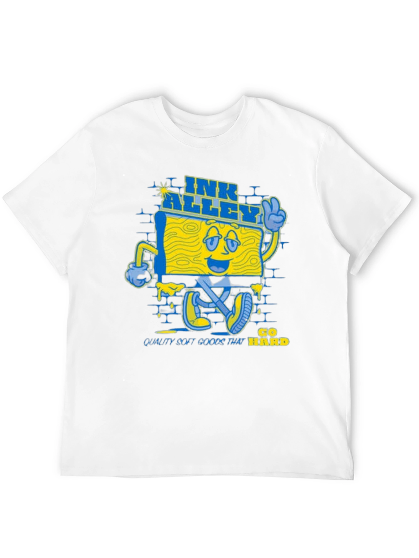 Black Ink Alley Go Hard Graphic T-Shirt view 12