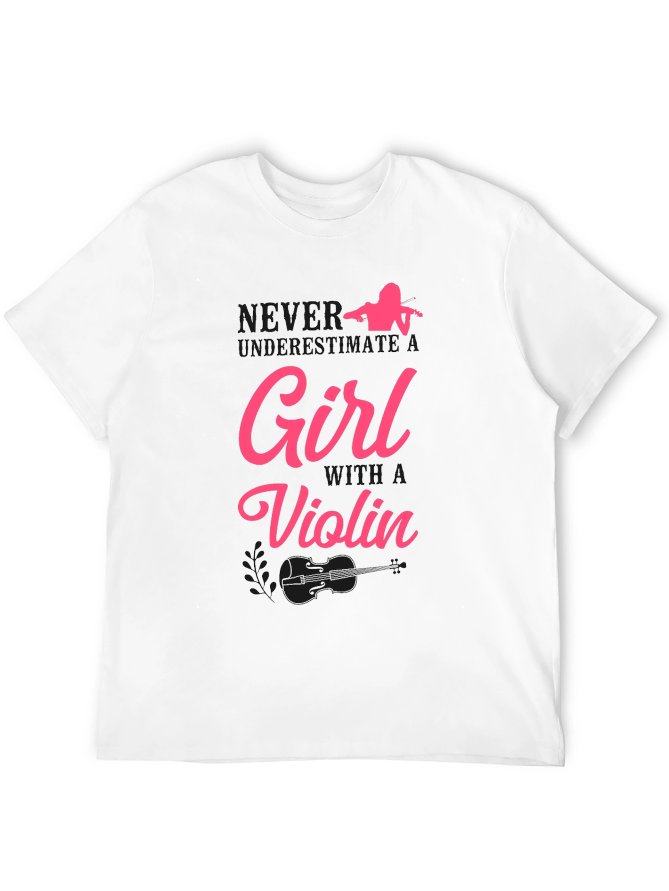 Black Girl with a Violin Graphic T-Shirt view 12