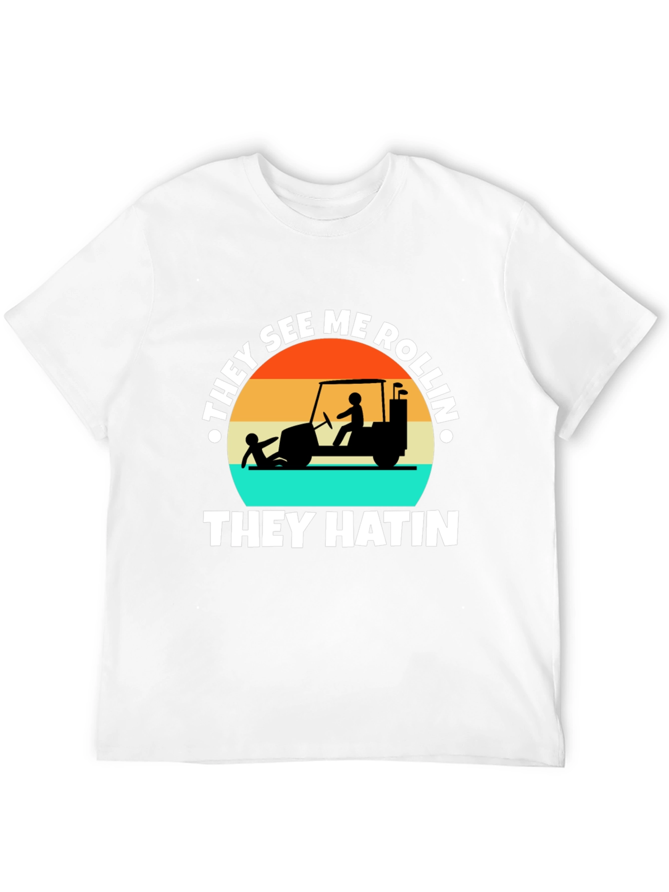 Black They See Me Rollin' Graphic Tee view 12