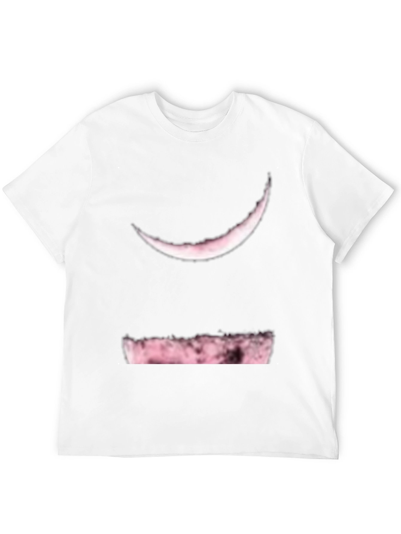 Black Moon Phase Graphic Tee - Soft Black Cotton Blend view 12