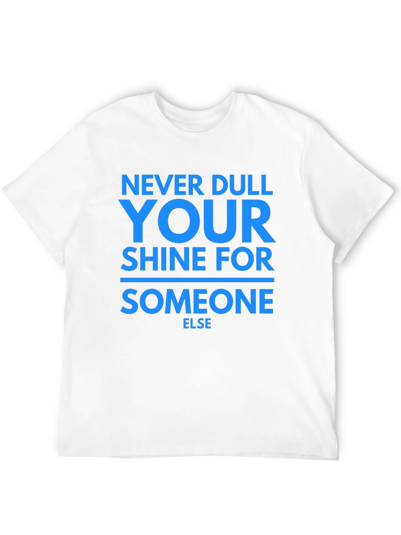 Black Motivational 'Never Dull Your Shine' Graphic Tee view 12