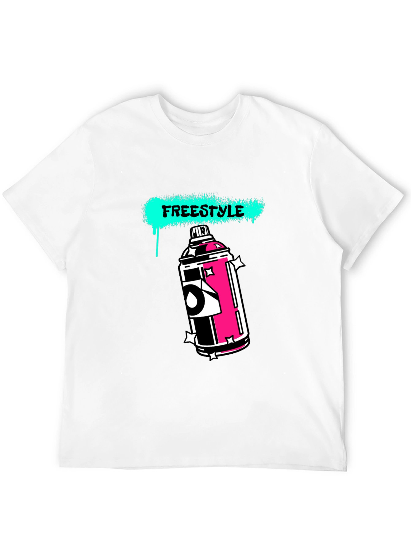Black Freestyle Graphic T-Shirt - Urban Streetwear Tee view 12