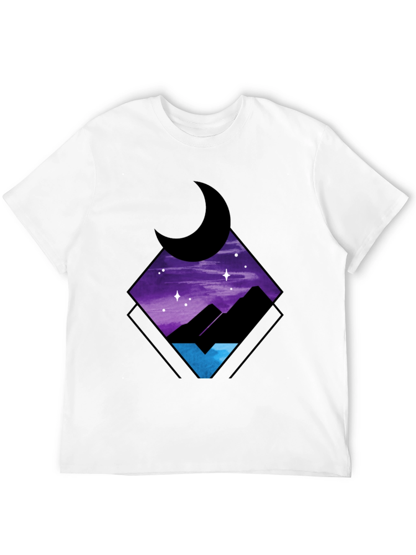 Black Nightscape Graphic Tee - Stylish Comfort view 12