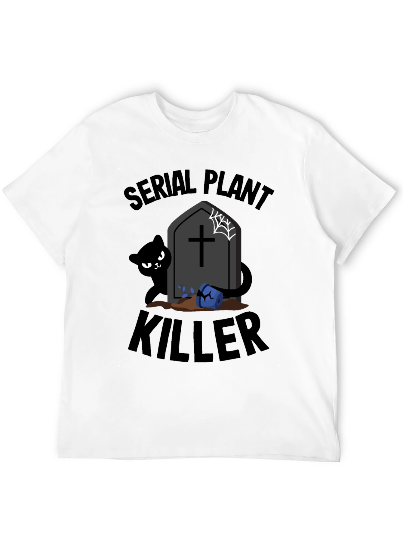 Black Serial Plant Killer Graphic Tee view 12