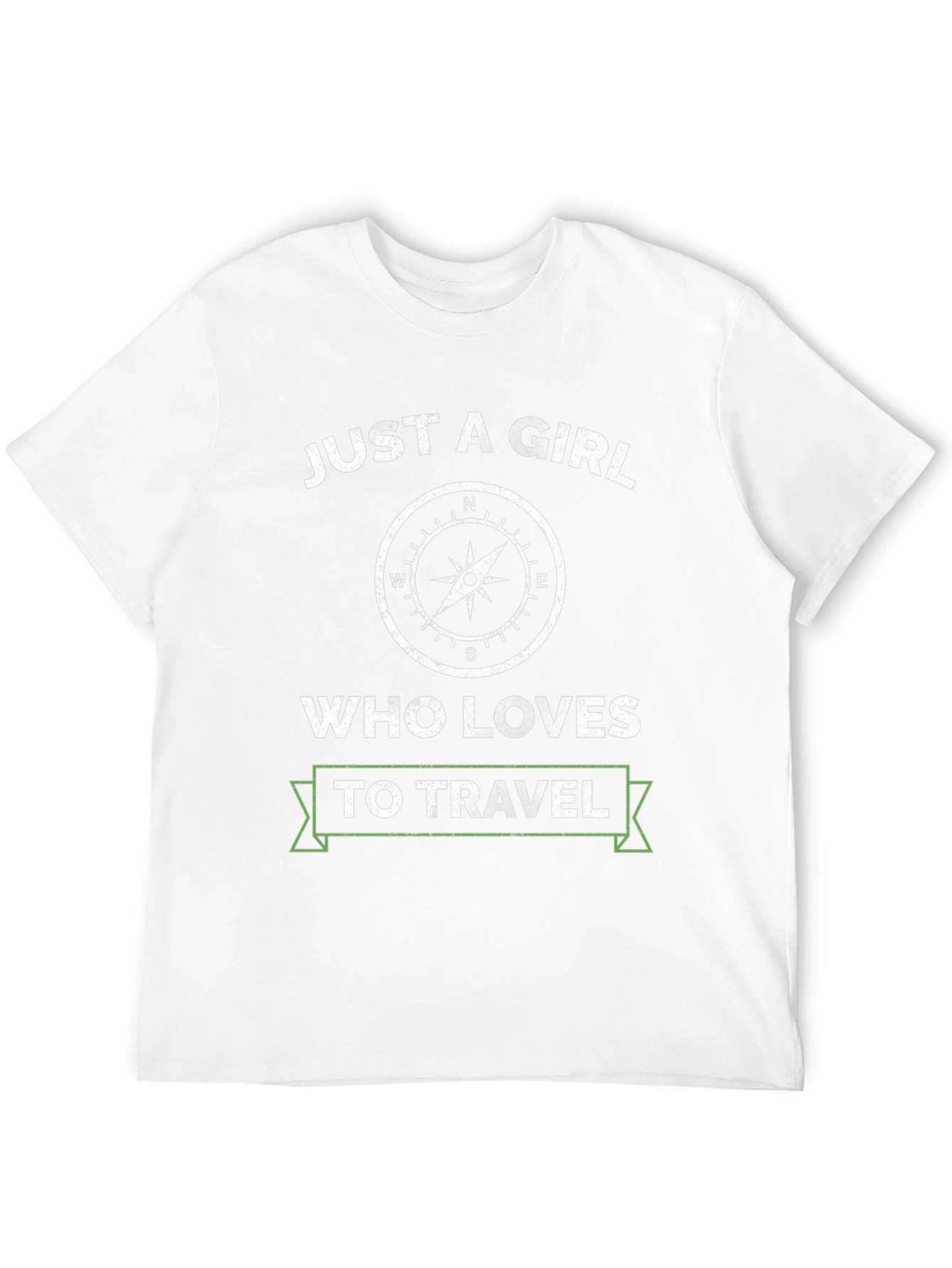 Girl Who Loves to Travel Compass T-Shirt - 12