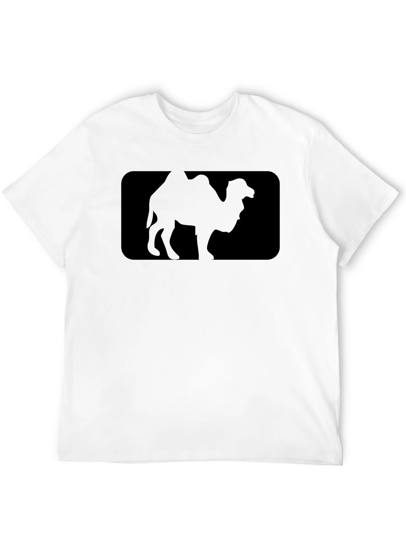 Black Camel Silhouette Graphic Tee - Soft Cotton Blend view 12