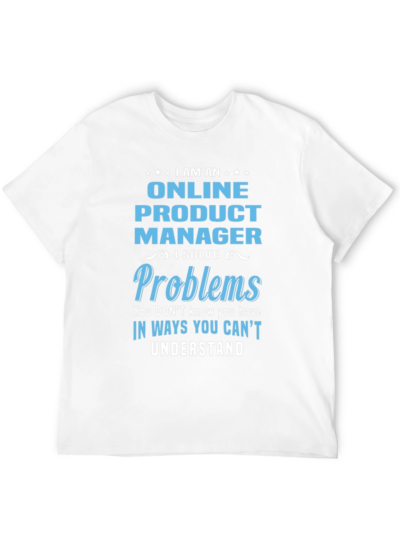 Black Online Product Manager T-Shirt view 12