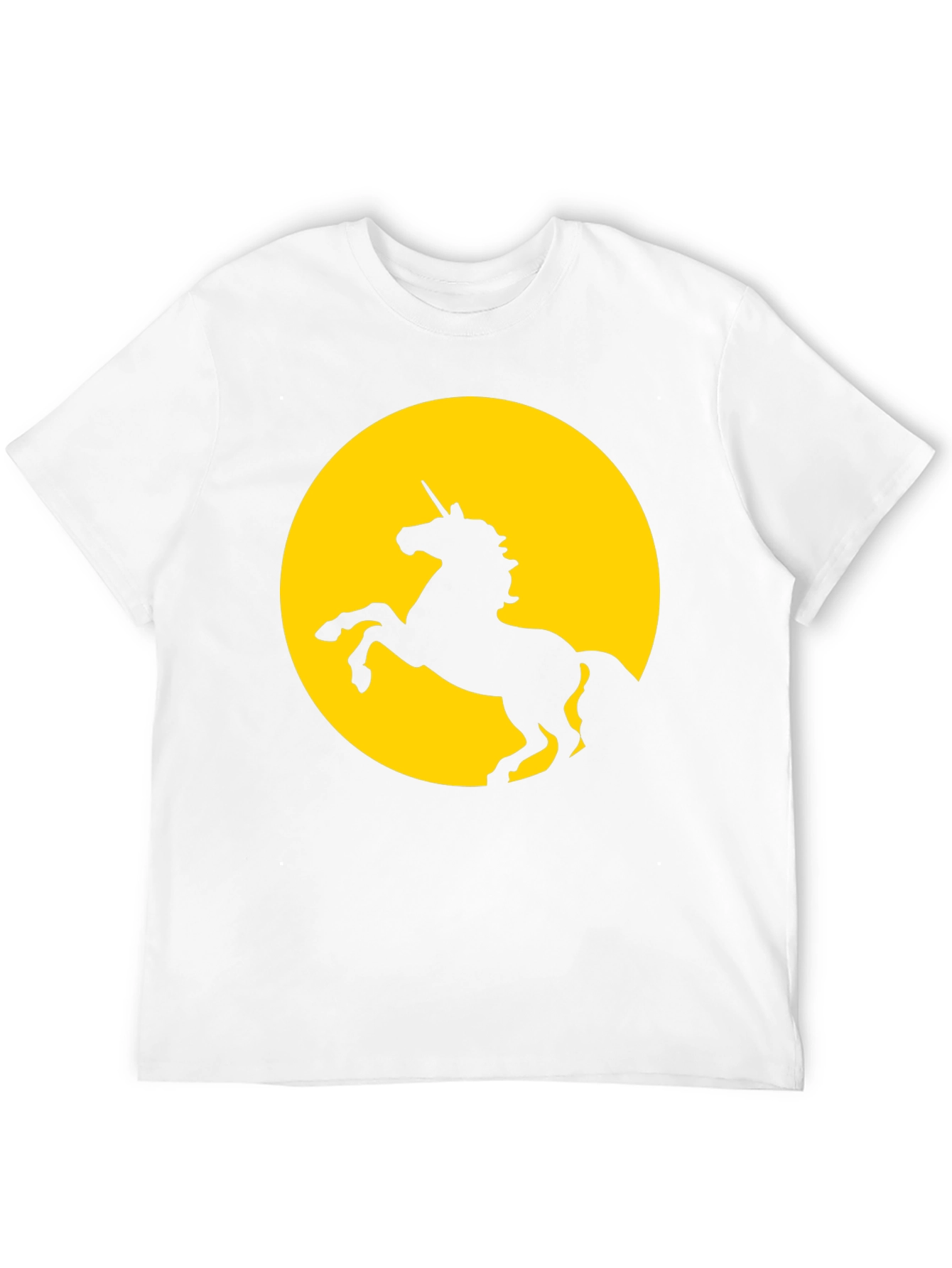 Black Unicorn Silhouette Graphic Tee - Black view 12