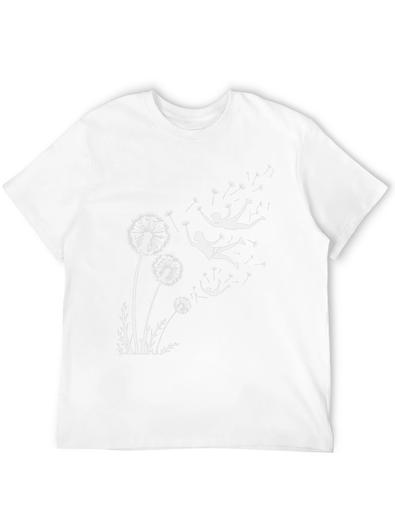 Black Dandelion Dreams Graphic Tee - Black view 12