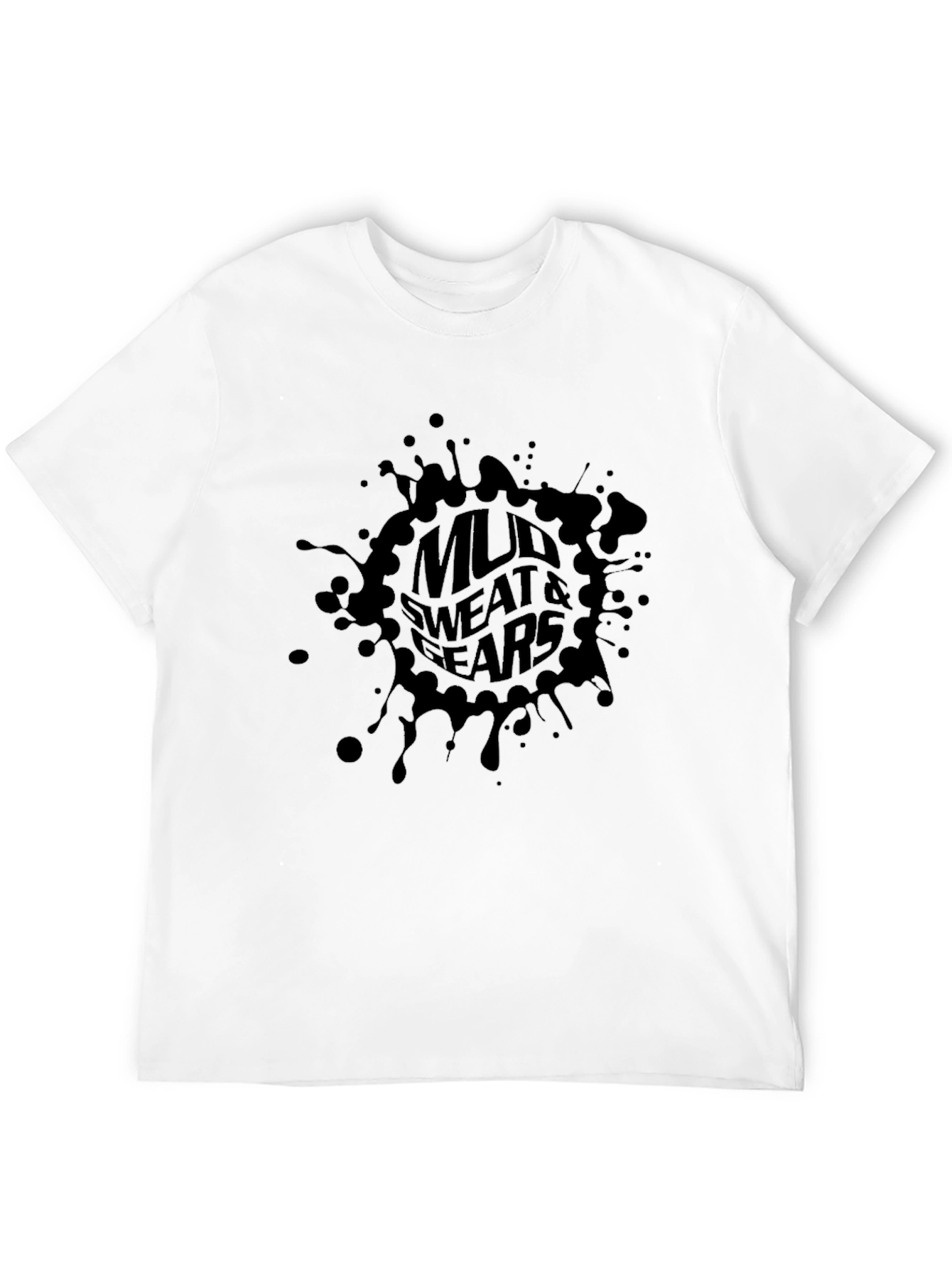 Black Mud Sweat & Fears Black Graphic T-Shirt view 12