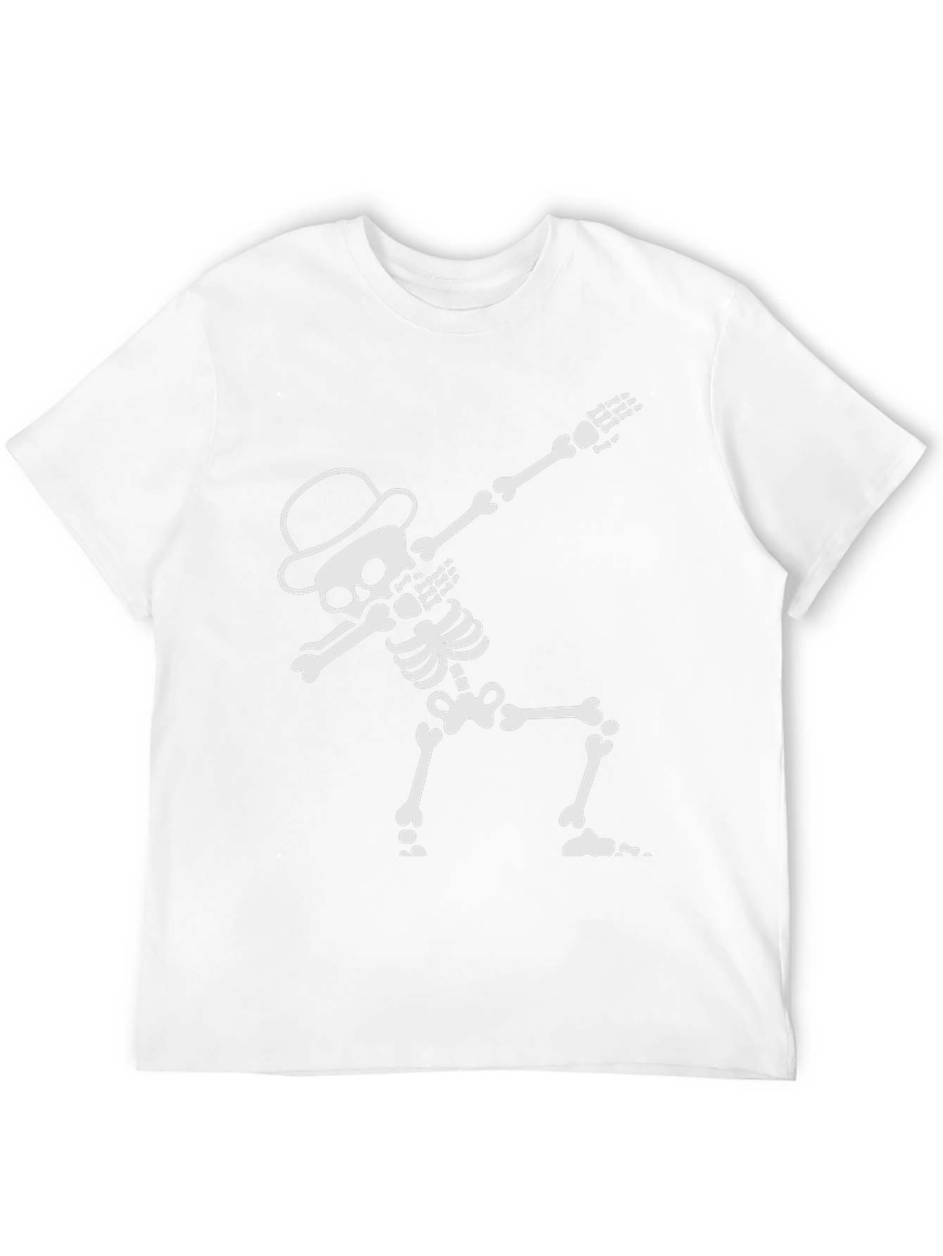 Black Dabbing Skeleton T-Shirt - Cool Halloween Tee view 12