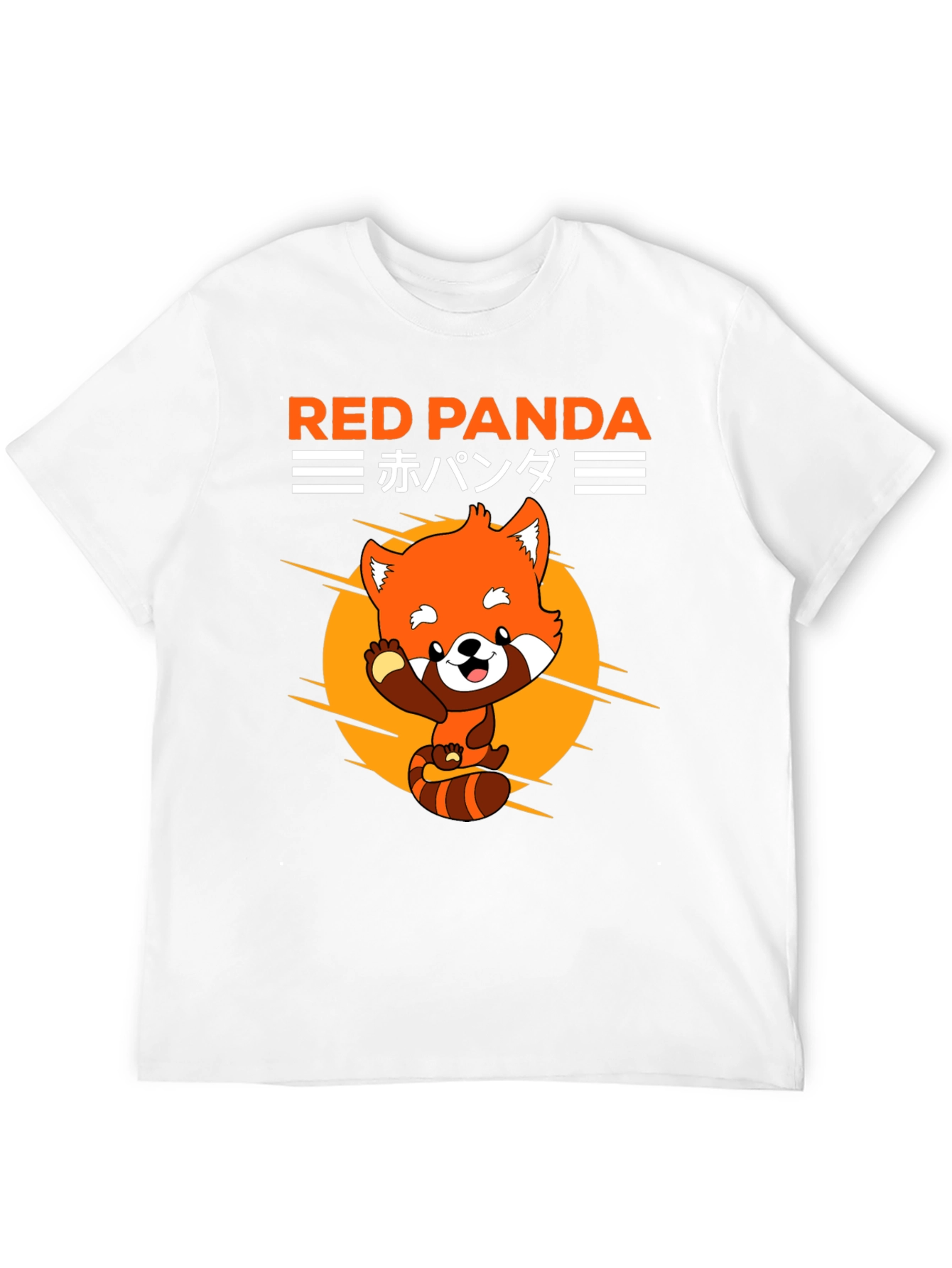 Black Red Panda Graphic Tee - Cute Anime Style view 12
