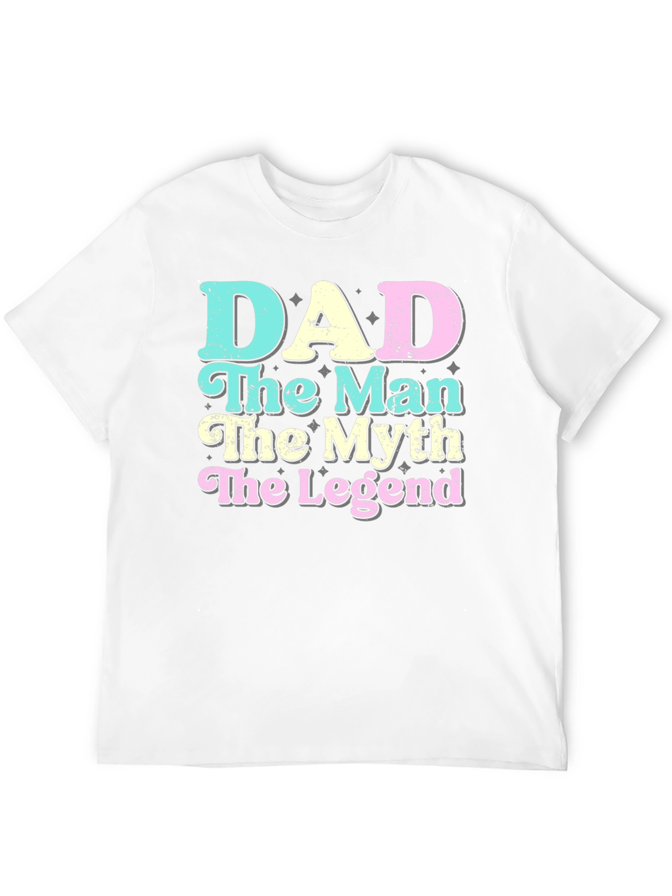 Black Dad: The Man, Myth, Legend Graphic T-Shirt view 12