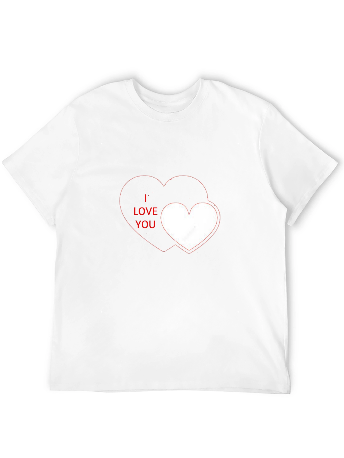 Black I Love You Heart Graphic Tee - Black view 12