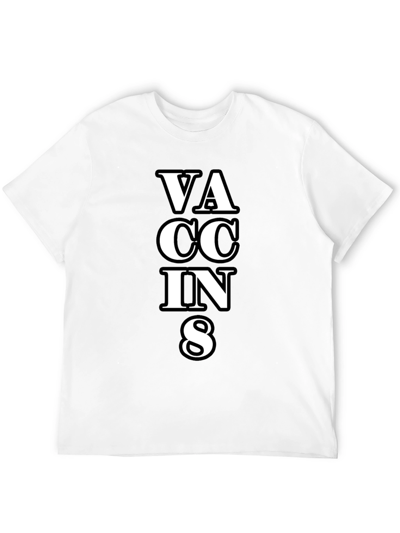 Black Vaccines T-Shirt Funny Slogan view 12