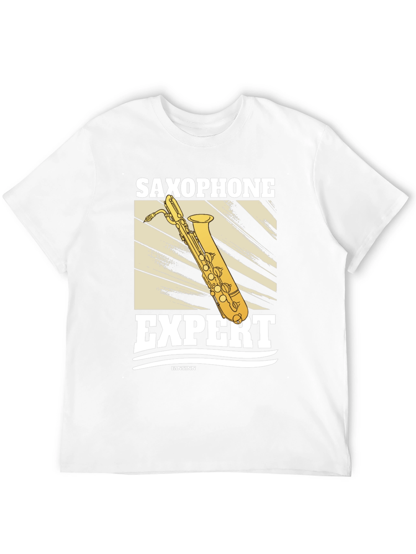 Black Saxophone Expert Graphic T-Shirt view 12