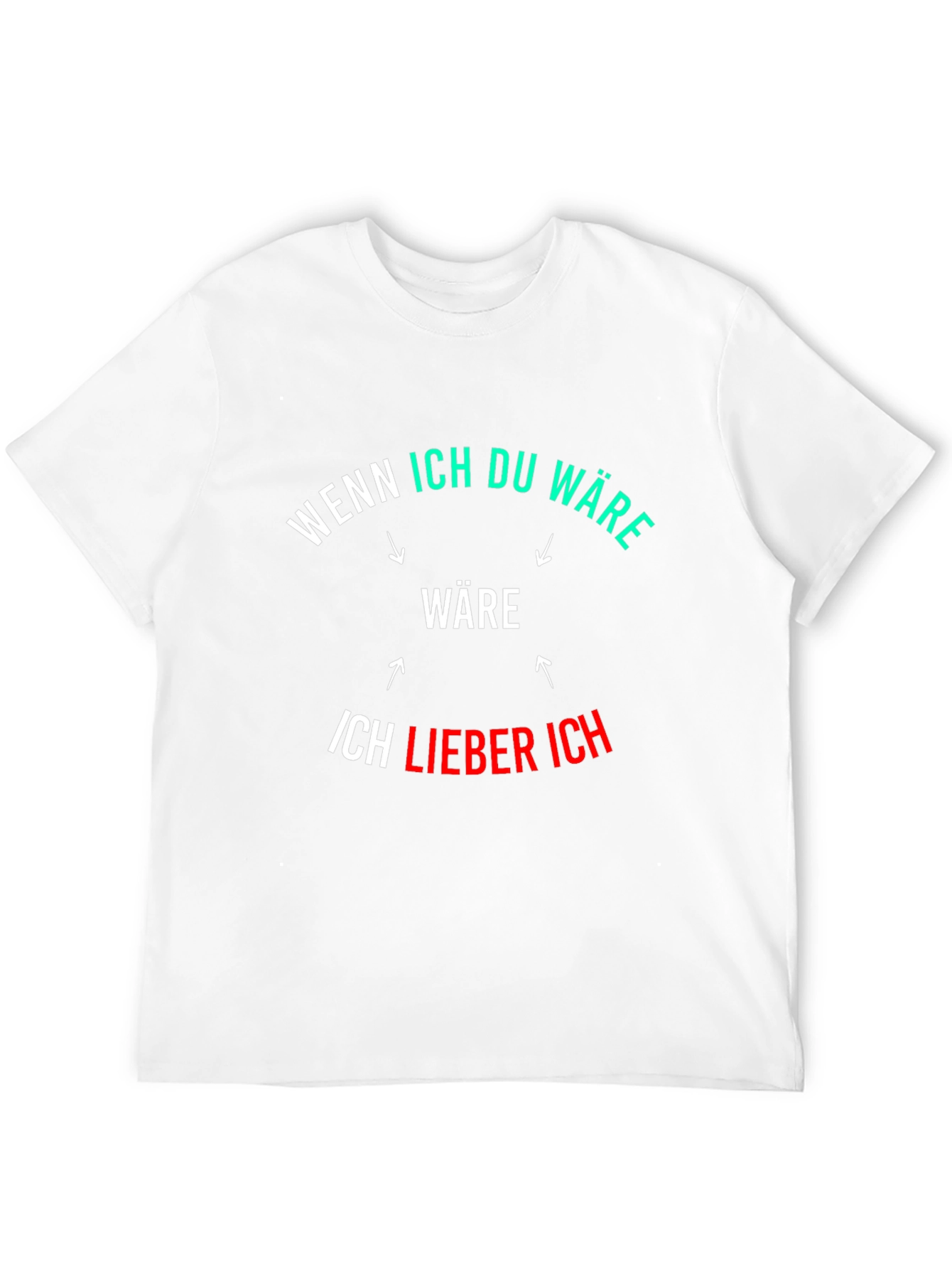 Black Funny German Phrase Graphic Black T-Shirt view 12