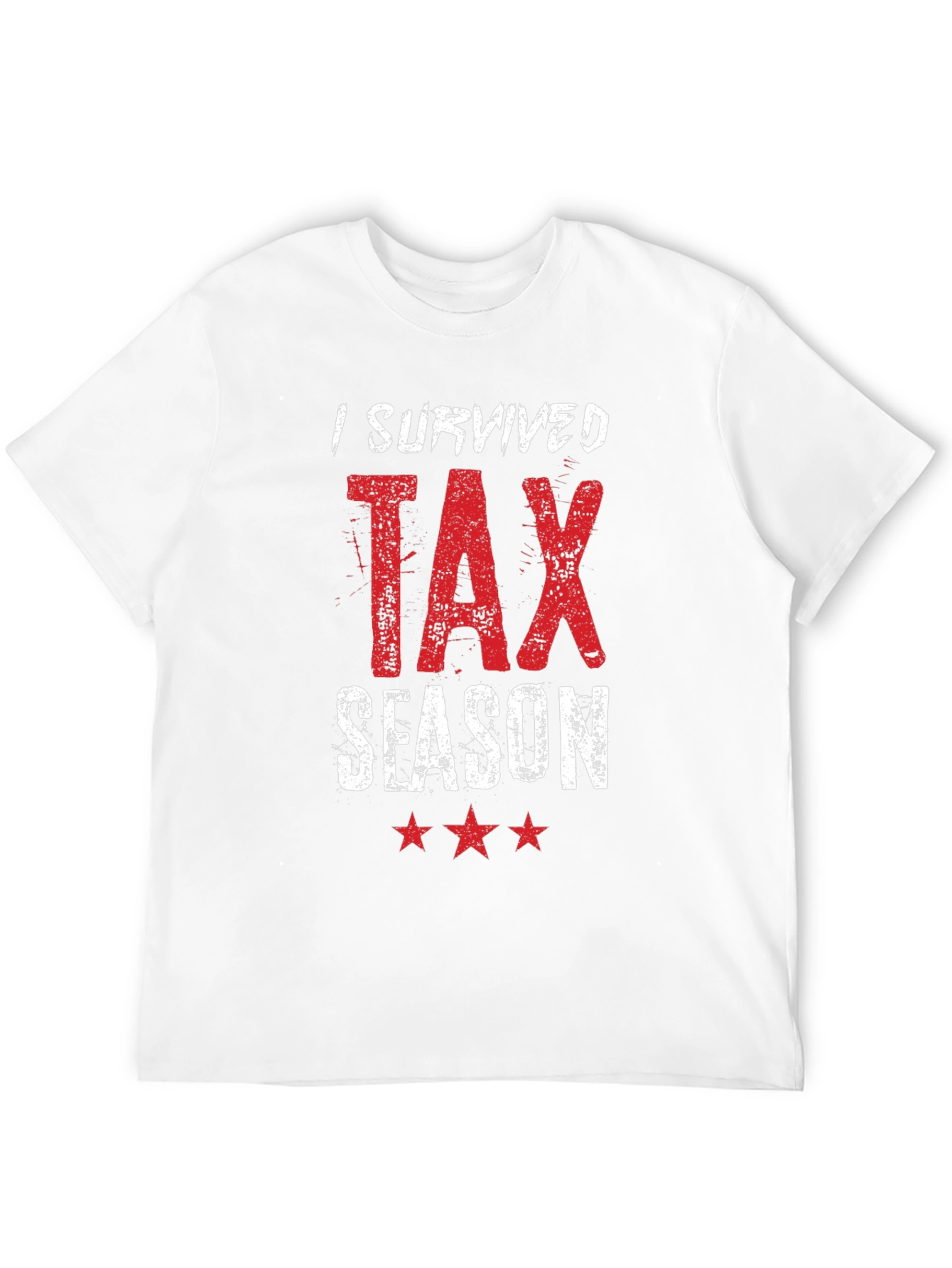 Black I Survived Tax Season T-Shirt - Black view 12